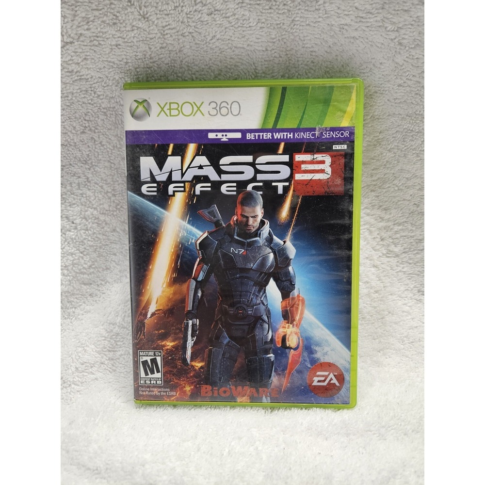 Mass Effect 3 - Microsoft Xbox 360 Game No Manual.‎ Includes Both Discs